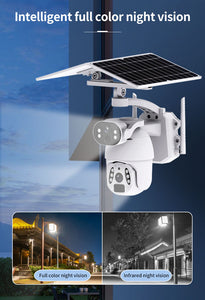 4G Dual Lens HD Solar Security Camera