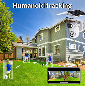 4G Dual Lens HD Solar Security Camera