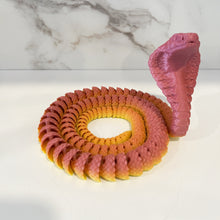 Load image into Gallery viewer, 3D Printed Articulated Cobra Snake