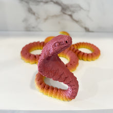 Load image into Gallery viewer, 3D Printed Articulated Cobra Snake