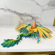 Load image into Gallery viewer, 3D Printed Articulated Flying Dragon