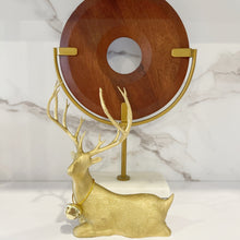 Load image into Gallery viewer, 3D Printed Golden Christmas Reindeer Christmas Decorations Ornament