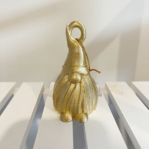 3D Printed Golden Christmas Gnome