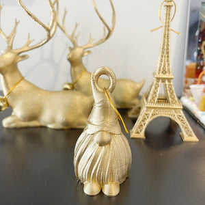 3D Printed Golden Christmas Gnome