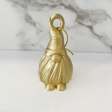 Load image into Gallery viewer, 3D Printed Golden Christmas Gnome