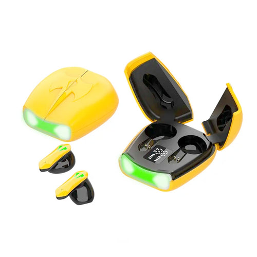 Bluetooth Earphones Bumblebee Yellow