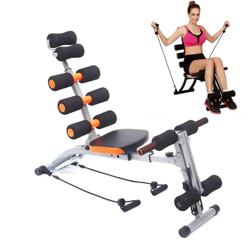Abdominal Trainer Exercise Bench Home Gym Machine 6 in 1