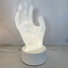 Load image into Gallery viewer, 3D Printed Hand Shape Phone Holder Led Lights