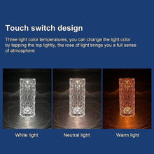 Load image into Gallery viewer, Rechargeable LED Crystal Lights Touch Control