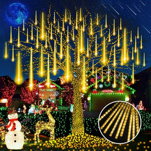 Meteor Shower Lights LED Solar String Lights