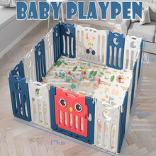 Load image into Gallery viewer, Baby Playpen Kids Play Pen Safety Gate Fence 216 x 179cm