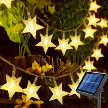 Load image into Gallery viewer, 50 LED Star String Solar Lights