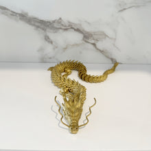 Load image into Gallery viewer, 3D Golden Dragon New Year Gift Xmas Decorations + Adoption Certificate + Gift Box