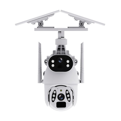 4G Dual Lens HD Solar Security Camera