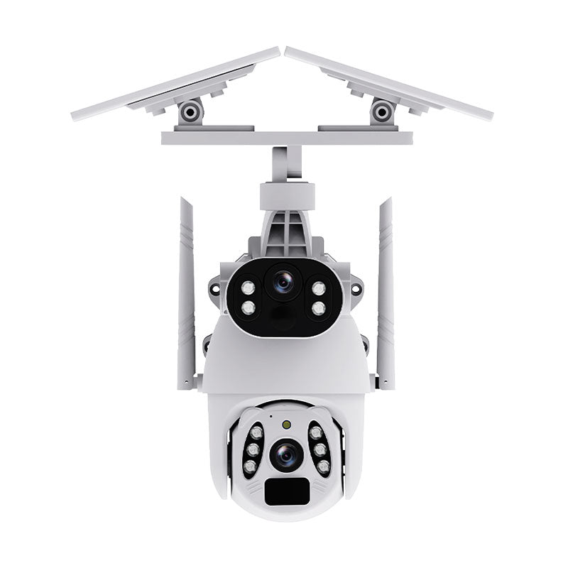 4G Dual Lens HD Solar Security Camera