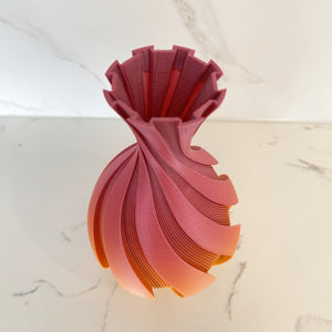 3D Printed Spiraling Splendor Vase