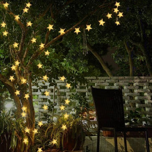 50 LED Star String Solar Lights