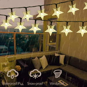 50 LED Star String Solar Lights