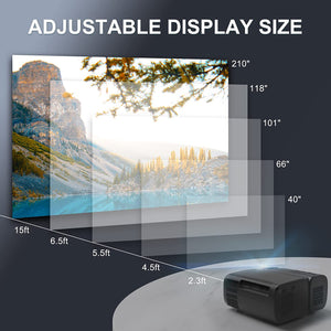 Mini WiFi HD Projector with HDMI