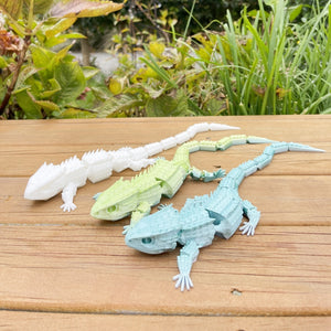 3D Printed Crocodile-Skinned Dinosaur