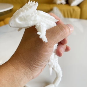 3D Printed Crocodile-Skinned Dinosaur