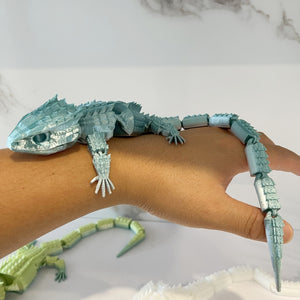 3D Printed Crocodile-Skinned Dinosaur