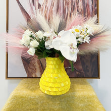 Load image into Gallery viewer, 3D Printed Honeycomb Vase Yellow