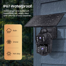 Load image into Gallery viewer, 4G Dual Lens HD AOV Solar Security Camera