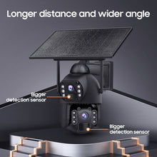 Load image into Gallery viewer, 4G Dual Lens HD AOV Solar Security Camera
