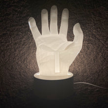 Load image into Gallery viewer, 3D Printed Hand Shape Phone Holder Led Lights