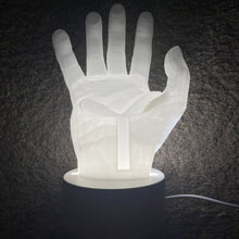 Load image into Gallery viewer, 3D Printed Hand Shape Phone Holder Led Lights