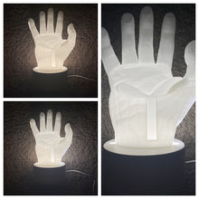 Load image into Gallery viewer, 3D Printed Hand Shape Phone Holder Led Lights