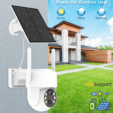 Load image into Gallery viewer, Solar Outdoor IP WiFi Security Camera HD 4MP 1440P