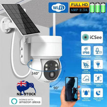 Load image into Gallery viewer, Solar WiFi Security Camera HD 4MP 1440P