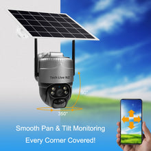 Load image into Gallery viewer, Solar Outdoor IP WiFi Security Camera Full HD