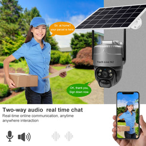 Solar Outdoor IP WiFi Security Camera Full HD