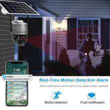 Load image into Gallery viewer, Solar Outdoor IP WiFi Security Camera Full HD