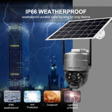 Load image into Gallery viewer, Solar Outdoor IP WiFi Security Camera Full HD