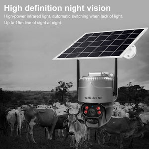 Solar Outdoor IP WiFi Security Camera Full HD