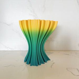 3D Printed Wave Symphony Vase