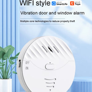 WiFi Door Window Vibration Sensor Alarm App Support