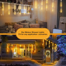 Load image into Gallery viewer, Meteor Shower Lights LED Solar String Lights