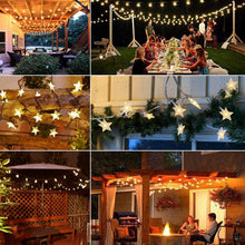 Load image into Gallery viewer, 50 LED Star String Solar Lights