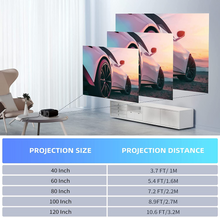 Load image into Gallery viewer, Mini WiFi HD Projector with HDMI