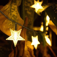 Load image into Gallery viewer, 50 LED Star String Solar Lights