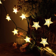 Load image into Gallery viewer, 50 LED Star String Solar Lights