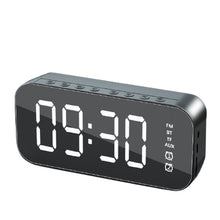 Load image into Gallery viewer, Mirror Alarm Clock Bluetooth Speakers