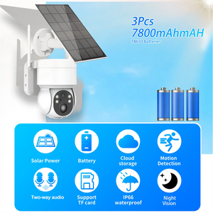 Solar WiFi Security Camera HD 4MP 1440P