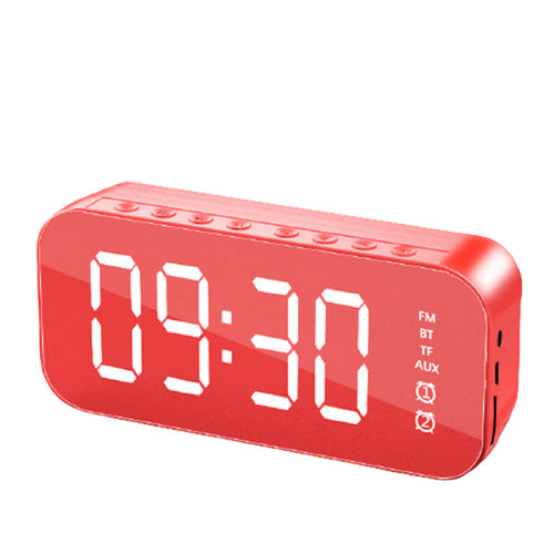 Mirror Alarm Clock Bluetooth Speakers