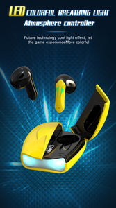 Bluetooth Earphones Bumblebee Yellow